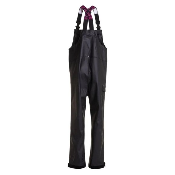 Women's Grunden Black Neptune Bib with Pink shoulder strap trim, Small - Picture 5 of 16